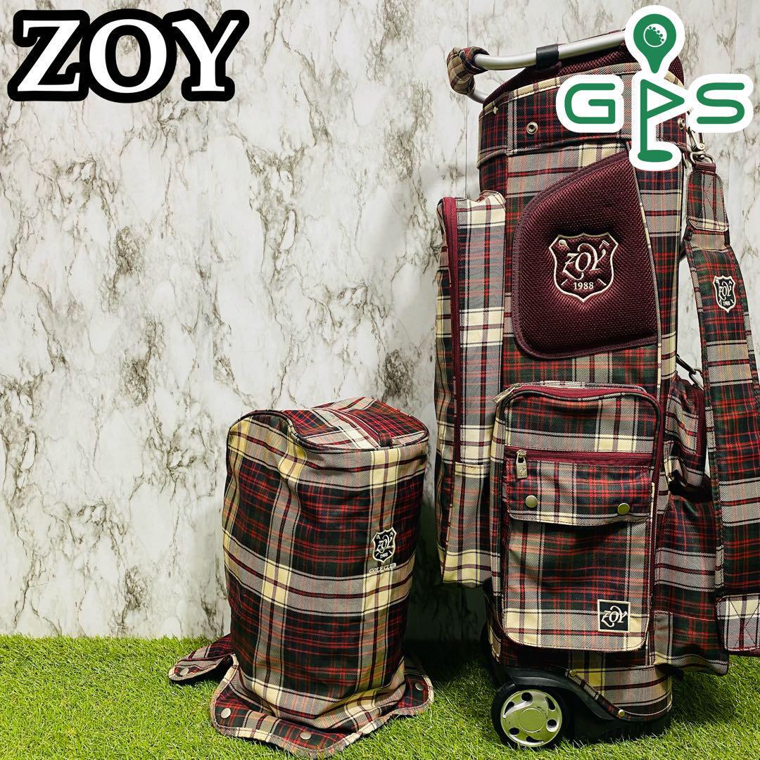 良品 ZOY ゾーイ キャスター付き 2輪 キャディバッグ 軽量 6 良品 ZOY ゾーイ キャスター付き 2輪 キャディバッグ 軽量 6