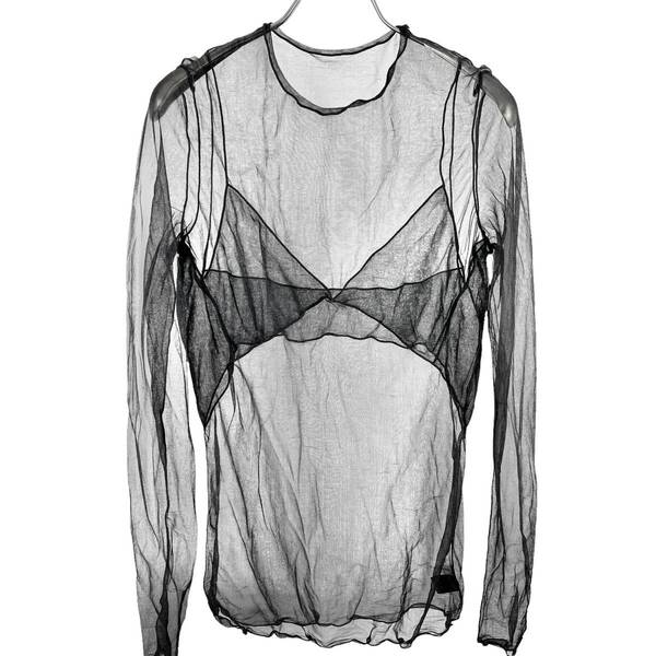 【20%OFF】Beautiful People(ビューティフルピープル) Seethrough Nylon T Shirt (black)