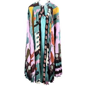 【20%OFF】VALENTINO(ヴァレンティノ) Whole Pattern Long Skirt (blue)