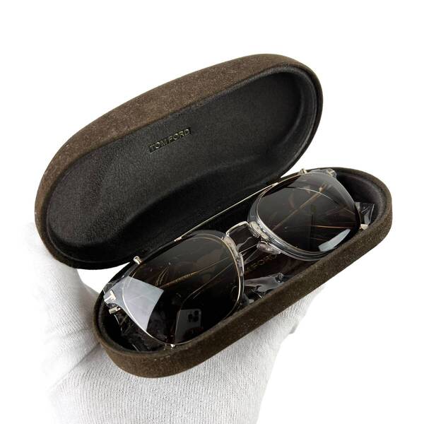 TOMFORD(トムフォード) Disassembling Dual-Structure Sunglasses 定価49800円 (brown)