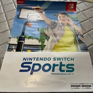 未使用 Nintendo Switch sports 新垣結衣 B2ゲームポスター