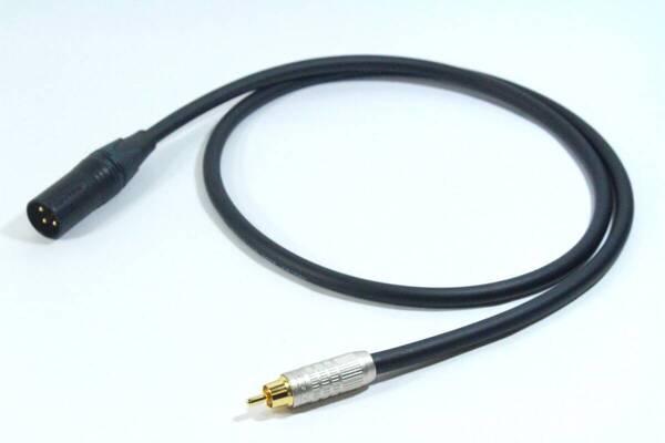 MOGAMI 2497 【 2.5m RCA - XLRオス 2本セット 】オーディオ変換ケーブル Canare NEUTRIK カナレ モガミ