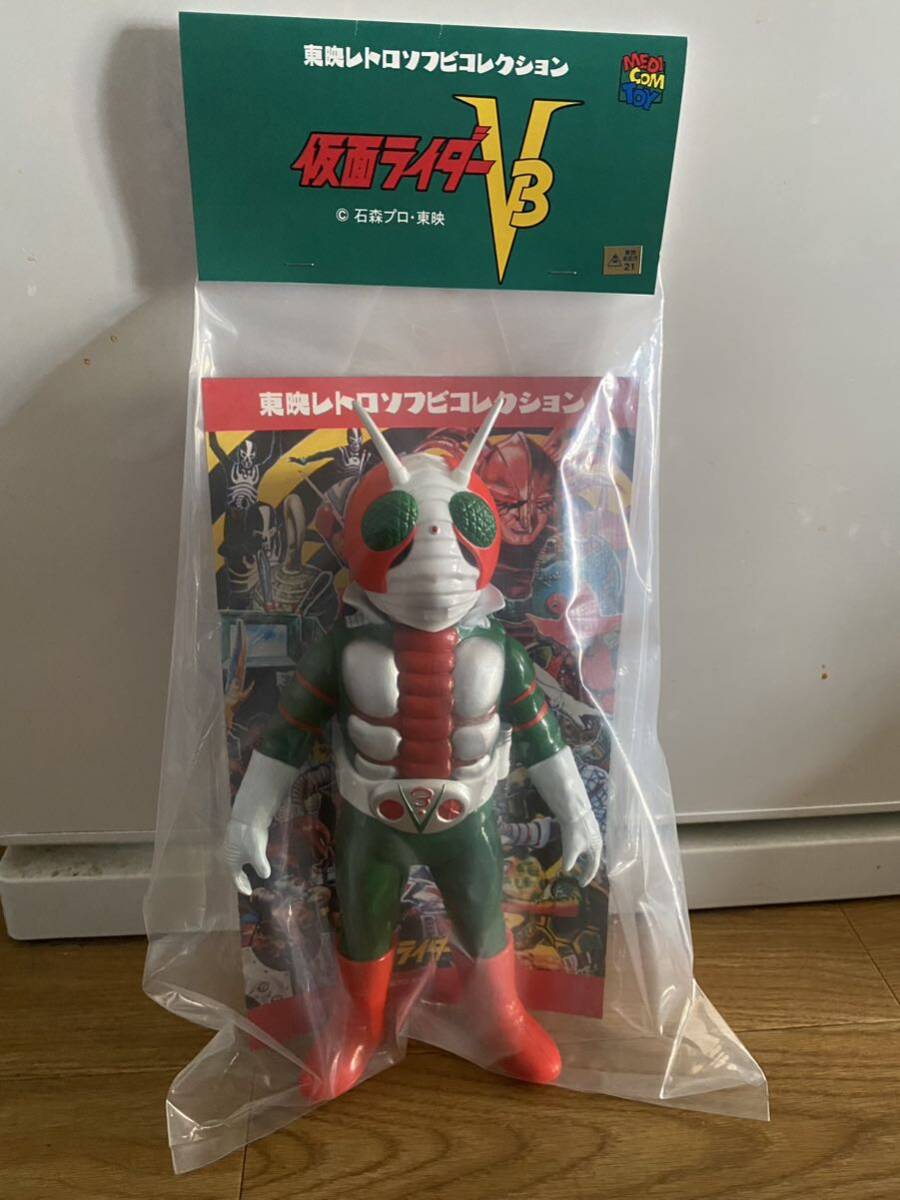 Yahoo!オークション -「東映レトロソフビ v3」(仮面ライダーV3