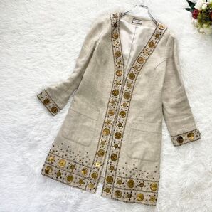 Diagram ダイアグラム GRACE CONTINENTAL グレースコンチネンタル ladies レディース 麻 リネン コート size:36(S) ベージュ