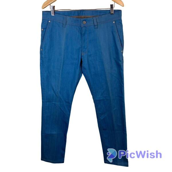 COMME CA ISM コムサイズム men's メンズ カジュアル パンツ ボトムス ジーンズ BG 32-51PJ50 ストレッチ有り size:XL collar:ブルー