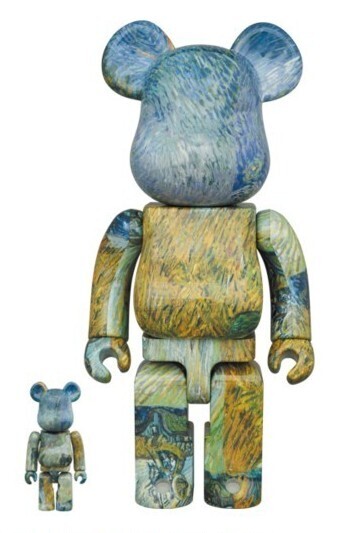BE@RBRICK × Van GoghBE@RBRICK Van Gogh Country Road in Provence by Night 100% & 400% ベアブリック ヴァン・ゴッホ 新品未開封