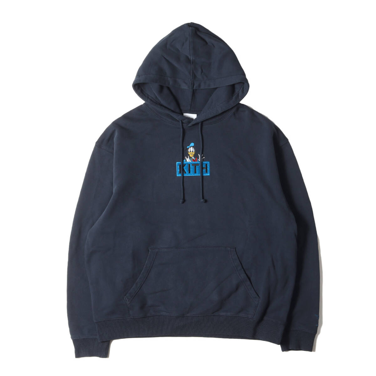 新品KITH×Disney　ゆったりシルエット長く着れる高品質パーカー　限定希少 KITH（キス）パーカー 青 サイズ:L メンズ/2200455520025