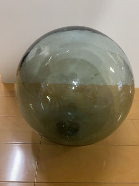 浮き玉 ガラス玉 昭和レトロ 直径約28cm