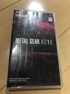 送料無料 PSP メタルギア アシッド ゲーム ソフト 中古 在庫ございます