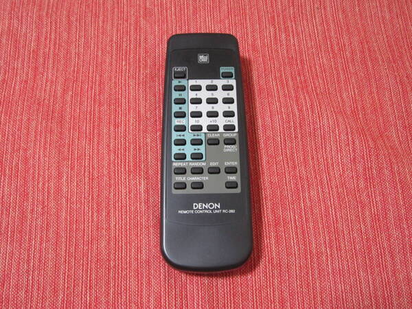 美品!! 動作品!! デノン DENON 純正 オーディオ リモコン DMD-F101 DMD-F102用 RC-282