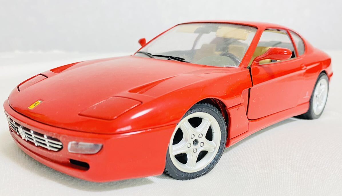 1/18 Ferrari 456GT レッド　ミニカー　BURAGO