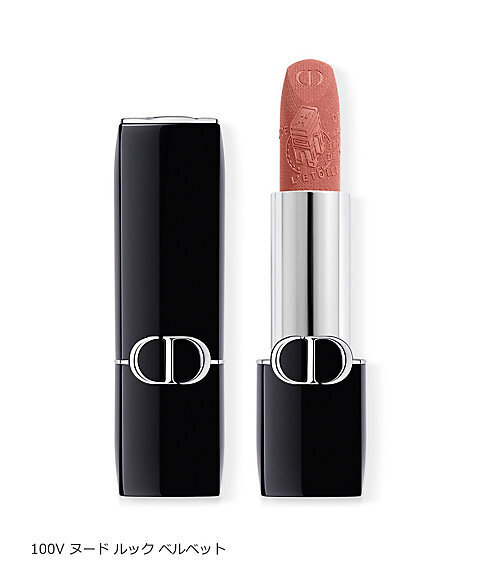 新品★Dior ルージュ ディオール(プラン ドゥ パリ コレクション)♪100V ヌード ルック ベルベット♪グレージュ ピンク★限定品