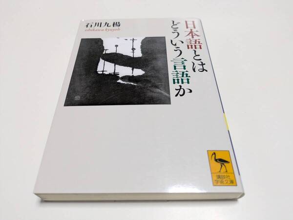 日本語とはどういう言語か 石川九楊 講談社学術文庫 中古 言語 教養 国語学