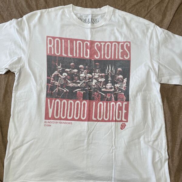 ローリングストーンズ Tシャツ 公式 オフィシャル 復刻 古着 voodoo lounge スカル 悪魔 デビル バンド バンドT