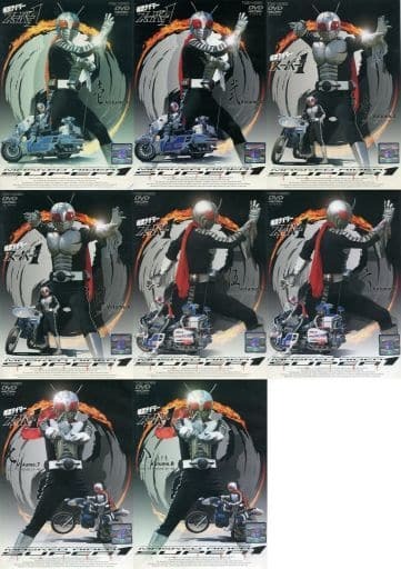 仮面ライダースーパー1 全8巻 DVDレンタル落ち - メルカリ