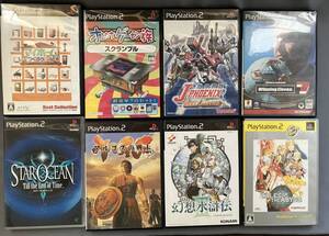 PS2ソフト8点 マイホームをつくろう2!匠/ウイニングイレブン7/スターオーシャン/アルゴスの戦士/テイルズ オブ ジ アビス/幻想水滸伝Ⅲ他