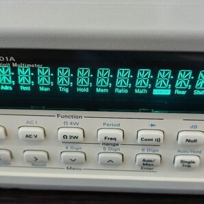 Agilent 34401A 6桁半マルチメータ 発送時に再校正・最適調整済・校正書類・付属品付 丸みのある新しいタイプ 送料無料