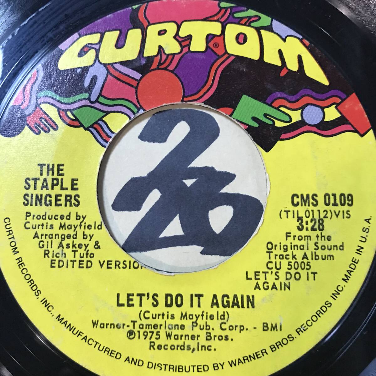 ステイプル・シンガーズ THE STAPLE SINGERS / レッツ・ドゥ・イット・アゲイン LET'S DO IT AGAIN (7