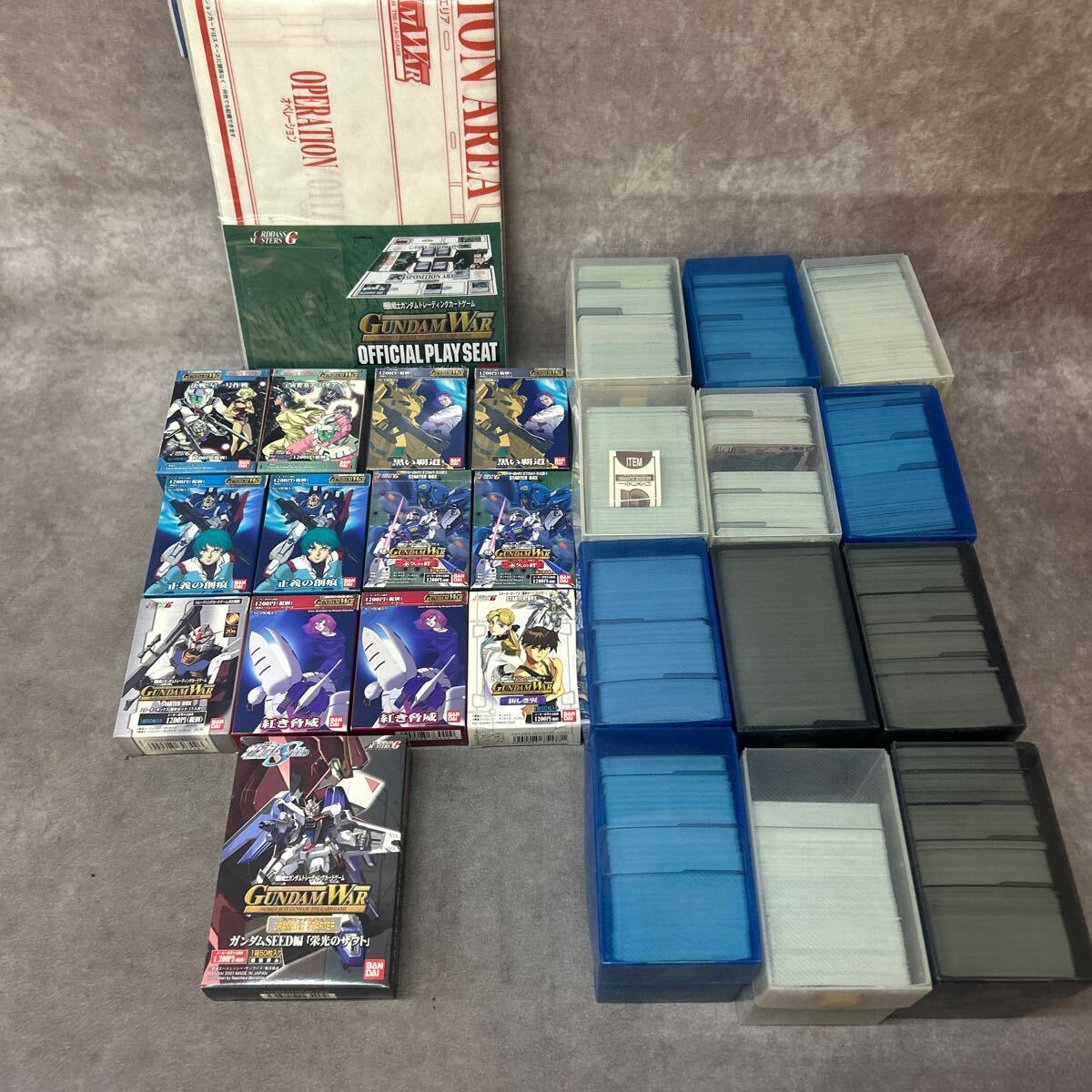 ガンダムウォー　まとめ売り　プレイ用　600枚以上 ガンダムウォーまとめ売りプレイ用600枚以上