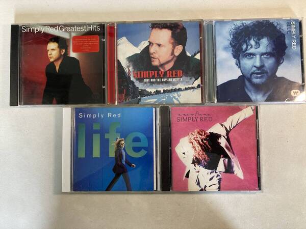 W9275◆シンプリー・レッド CD アルバム 5枚セット Simply Red◆A New Flame Life Blue Love and the Russian Winter Greatest Hits