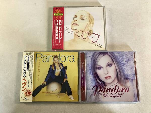 ●W9318●パンドラ CD アルバム 国内盤 3枚セット●Pandora●Tell the World●This Could Be Heaven●No Regrets