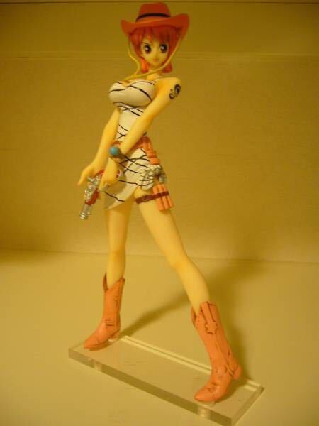 ワンピース OnePiece GIRLS SNAP COLLECTION ガルスナ vol.3 ナミ NAMI (冒険服・ウェスタン風)専用台座