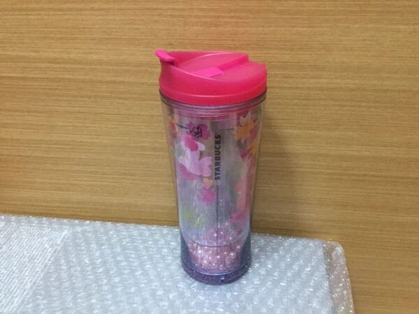 定価以下 新品 未使用 STARBUCKS スターバックス 桜 ビーズ入りタンブラー 295ml 日本限定 さくら