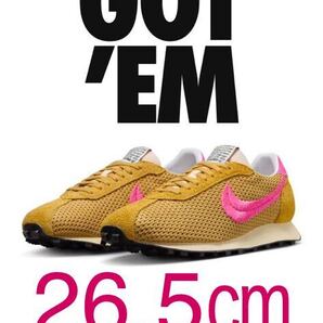Stussy Nike LD-1000 Sanded Gold Laser Fuchsia ステューシー ナイキ LD-1000 サンデッドゴールド レーザーフューシャ 26.5cm FQ5369-700