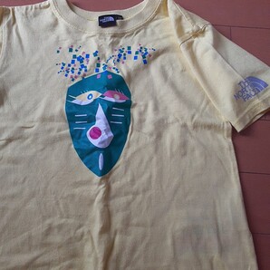 半袖 Tシャツ T-Shirt キッズ120 THE NORTH FACE ザ・ノース・フェイス 黄色 イエロー ゴールドウイン 目立つ