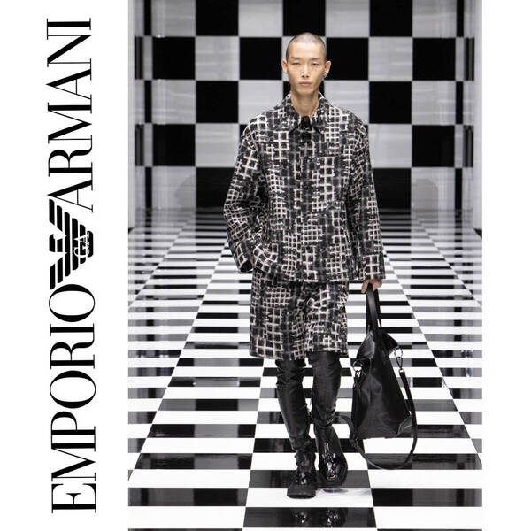 コレクションアイテム ショートパンツ ランウェイ エンポリオアルマーニ EMPORIO ARMANI 48サイズ Mサイズ コットンウール