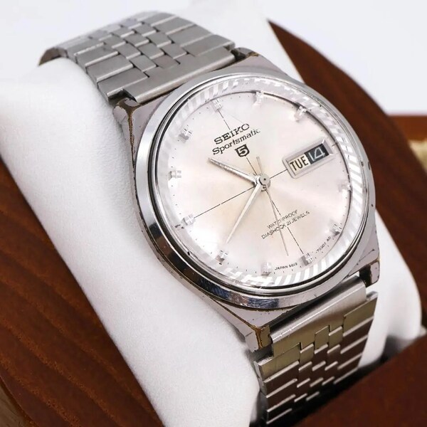 ◆稼働 SEIKO 5スポーツマチック 腕時計 デイデイト 機械式 自動巻き u