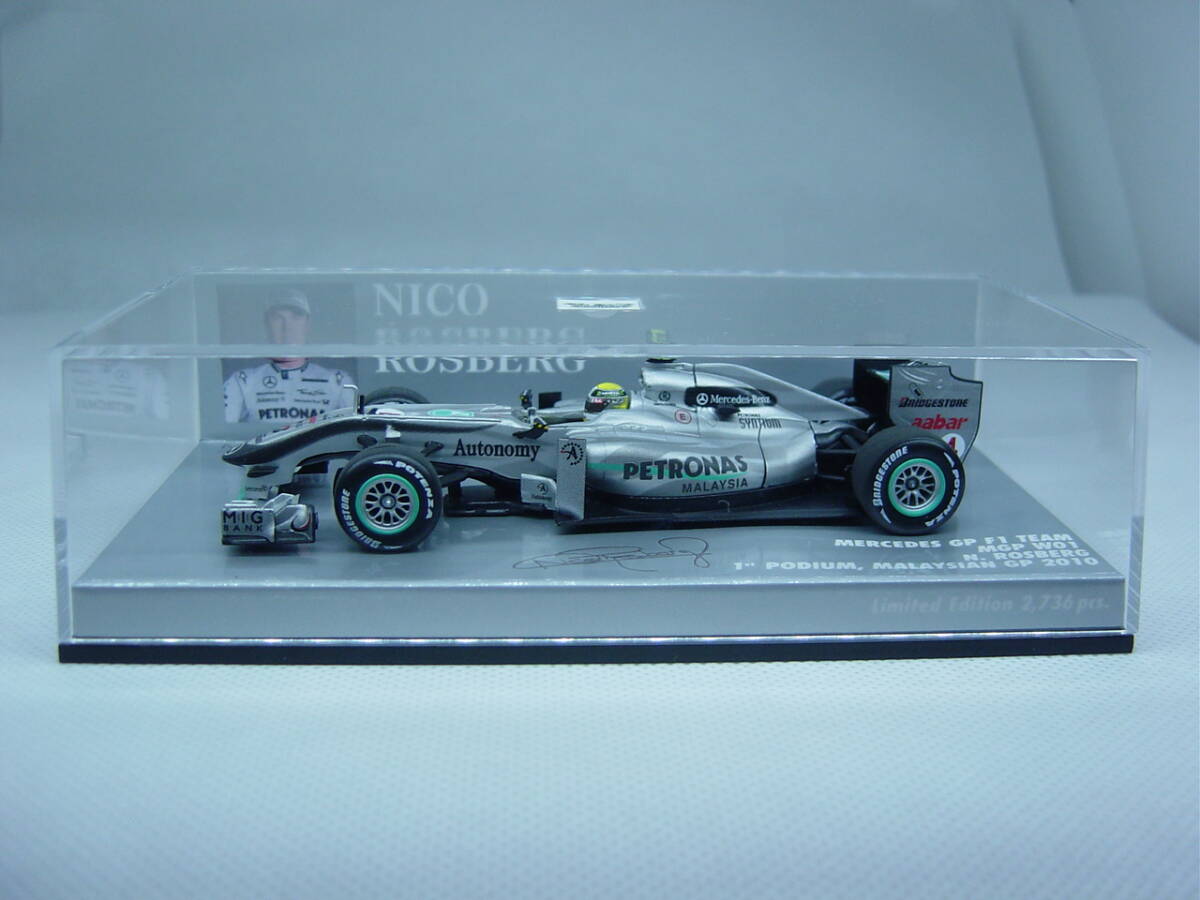 ミニチャンプス F1 メルセデスGP 1/18 ニコ・ロズベルグ ミニカー