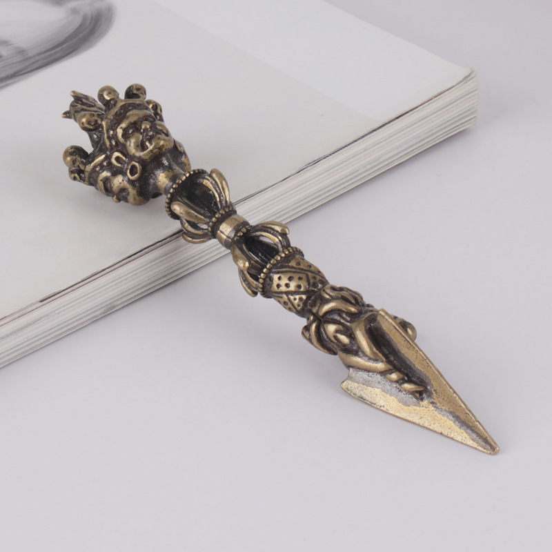 馬頭観音　プルパ　仏具　法具　銅製　彫刻 開運 風水 骨董 古美術 アンティーク 馬頭観音 プルパ 仏具 法具 銅製 彫刻 開運 風水 骨董 古美術