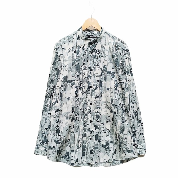 ISSEY MIYAKE MEN イッセイミヤケ メン 17AW マーブル柄 スタンドカラーシャツ ME73FJ217 ITXWO1Q717J4