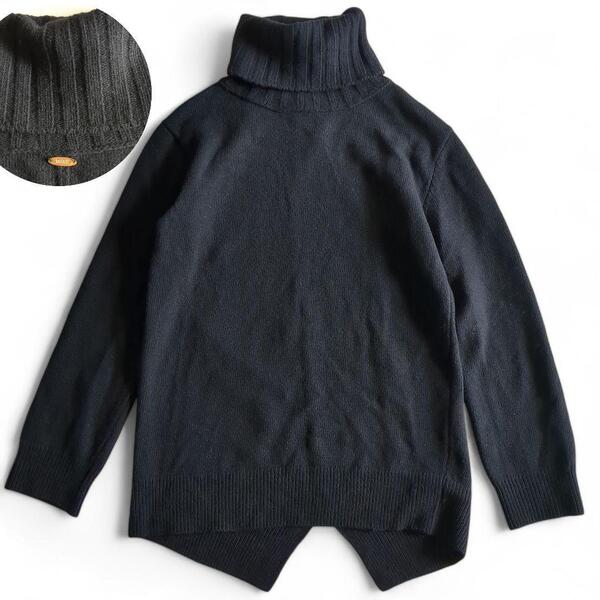 【送料無料】MUSE de Deuxieme Classe ミューズ ドゥーズィエムクラス ニット セーター タートルネック カシミヤ混 カシミア ウール 黒