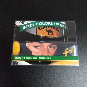 Grid motorcard 1992 F1カード ミハエル・シューマッハ Michael Schumacher ベネトン #84