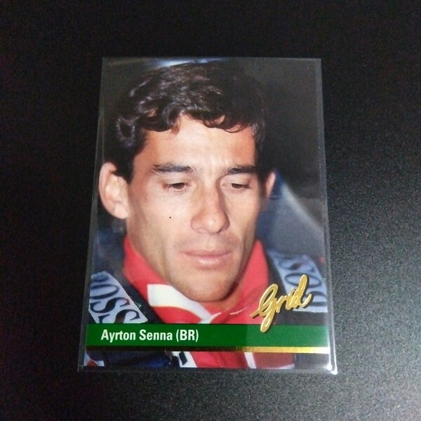 Grid motorcard 1992 F1カード アイルトン・セナ Ayrton Senna #34