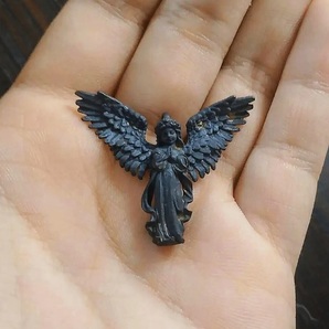 入荷!ラグエル 神の友人 ヨハネの黙示録 終末のラッパ ブラック ネックレス