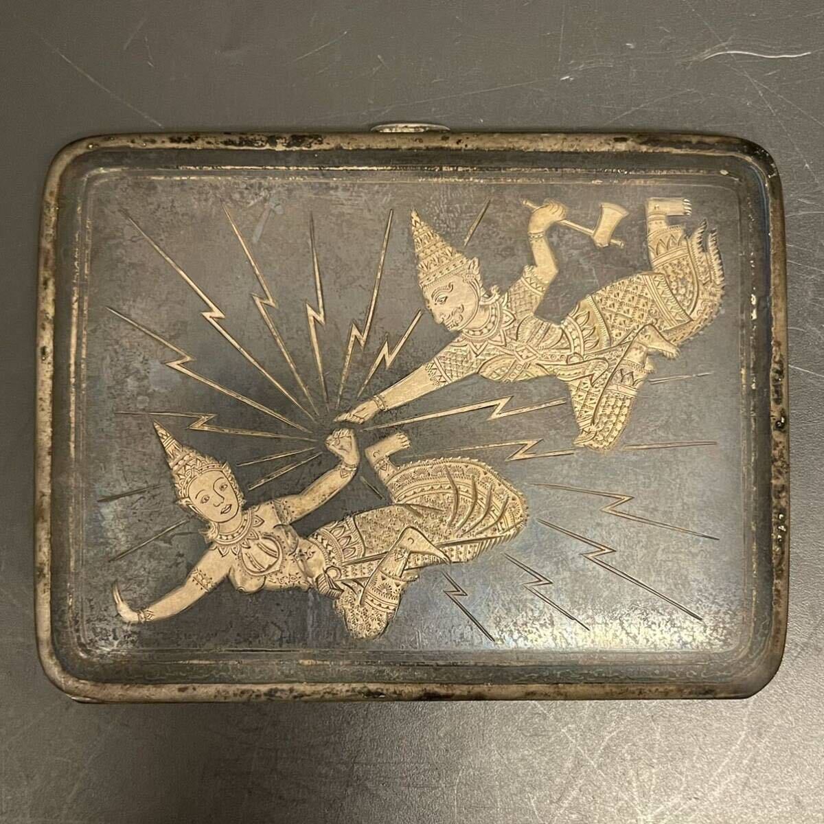 銀製/煙草・シガレットケース/三越/共箱附き/喫煙具/煙草グッズ 銀製/煙草・シガレットケース/三越/共箱附き/喫煙具/煙草グッズ