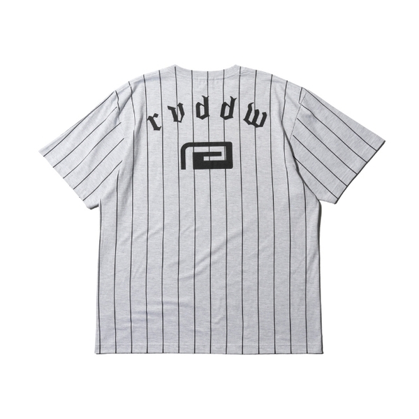 REVERSAL リバーサル■送料込■ストライプ Tシャツ■グレー■東京ブランド 格闘技 ベースボール 野球 ラグビー ロリクレ ネイタル MLB