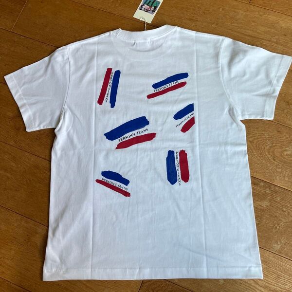 PERSONS JEANS Tシャツ バックプリント サイズS 綿100