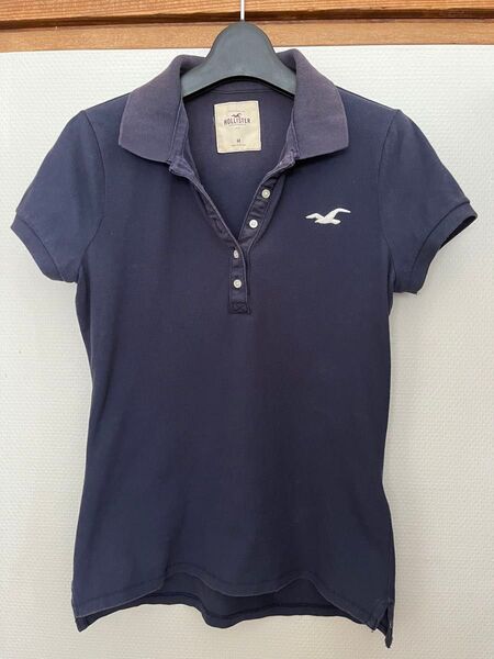 HOLLISTER レディースポロシャツMサイズ 紺色
