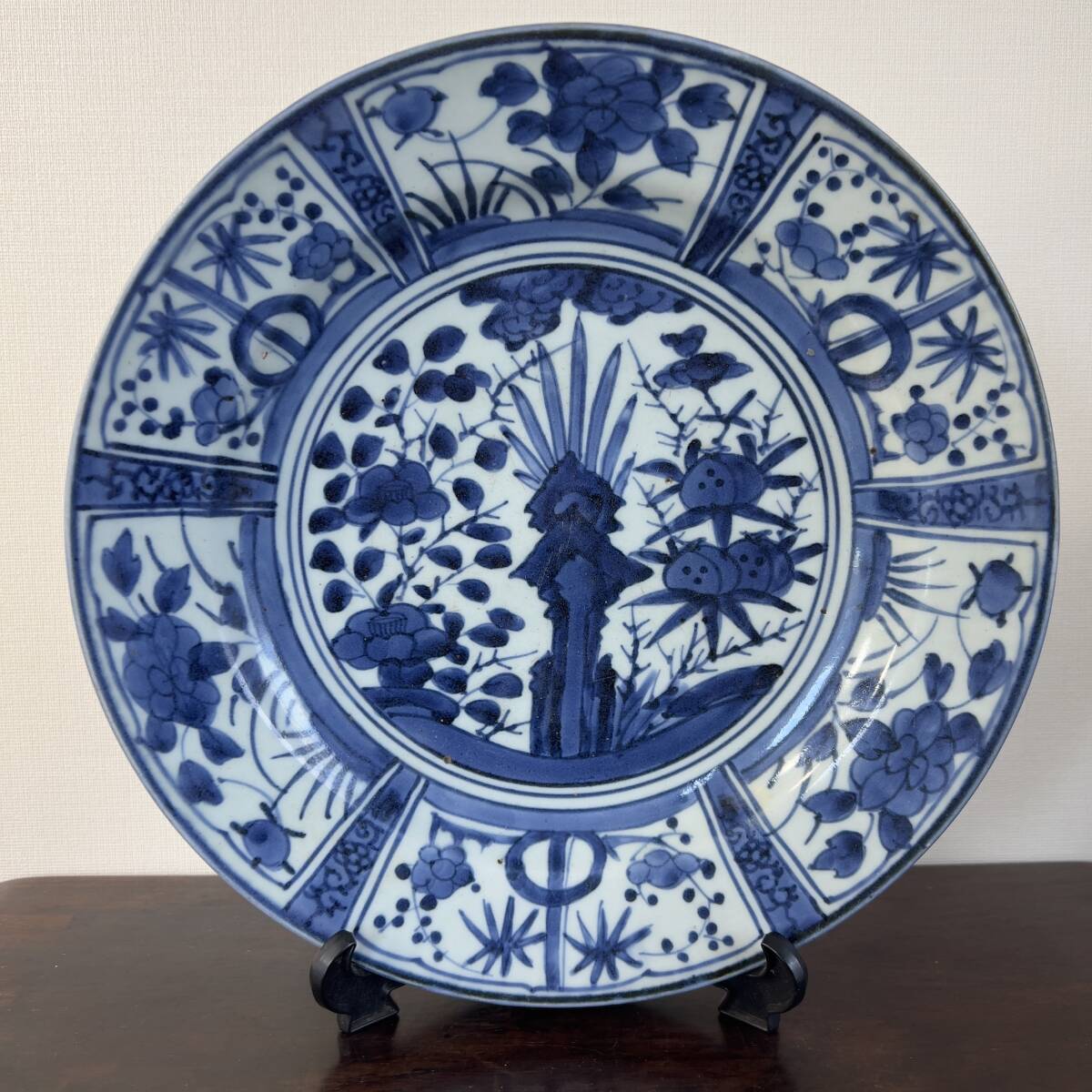 Yahoo!オークション -「古伊万里 大皿 芙蓉」(染付) (伊万里 Yahoo!オークション -「古伊万里 大皿 芙蓉」(染付) (伊万里