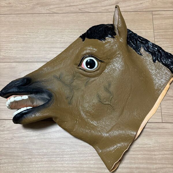 コスプレ リアルマスク キレ馬 美品 送料無料