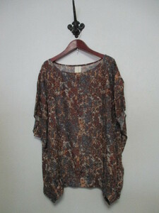 nitca nitca multi print easy short sleeves blouse (USED)82619)