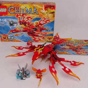 《送料無料》レゴ (LEGO) チーマ フリンクスのファイヤーフェニックス 70221 組み立て済