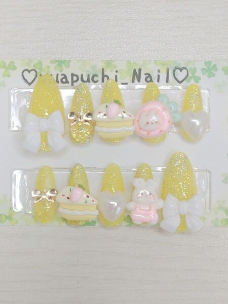 No.76 ネイルチップ うさぎ