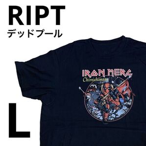 RIPT Iron Merc Tシャツ デッドプール アイアンメイデン L