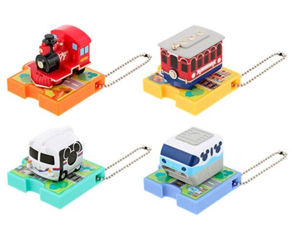 東京ディズニーリゾート限定カプセルトイ GO−GO−GO!with Disney Vehicles 4種フルコンプ 未開封新品