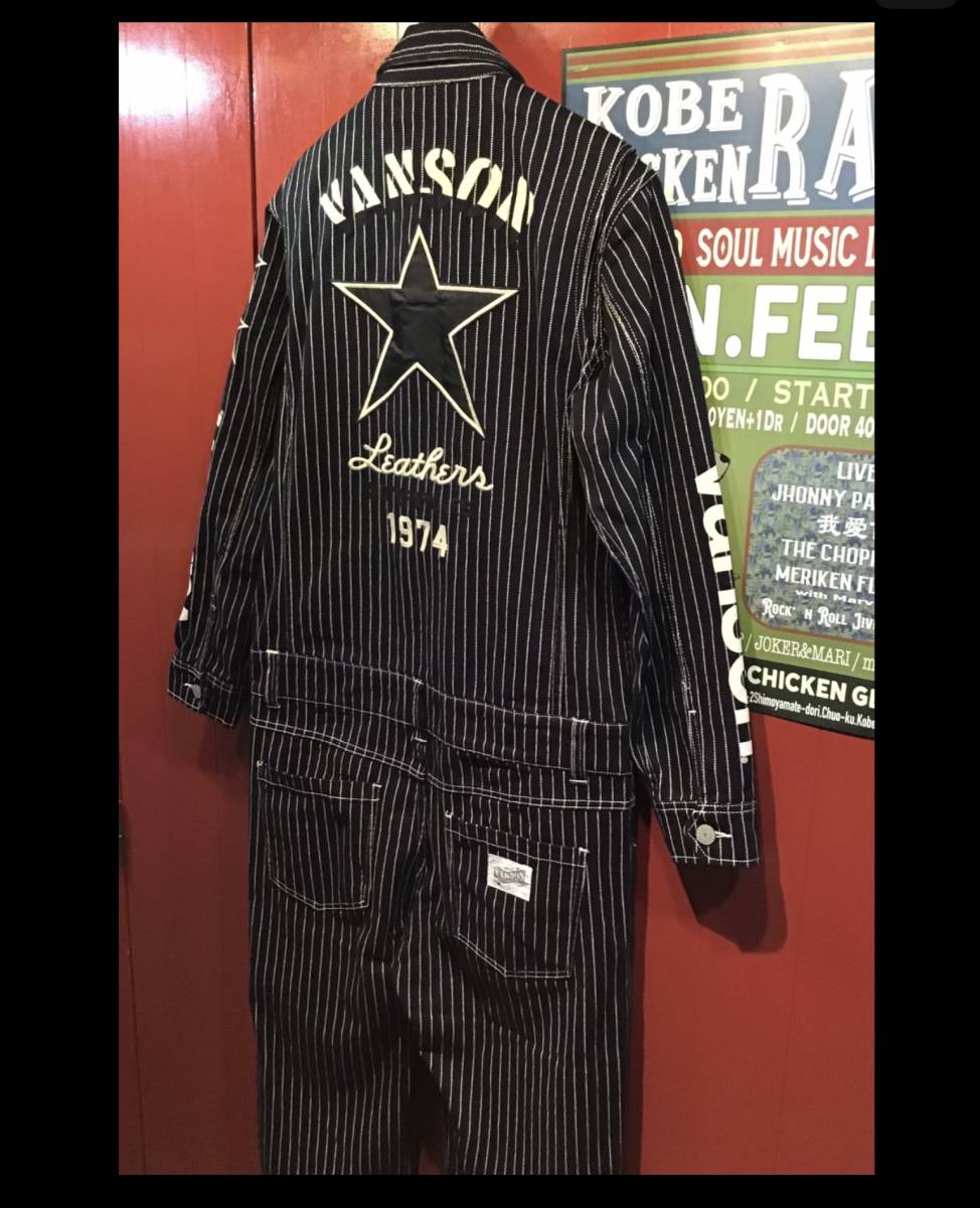 Yahoo!オークション -「vanson バンソン つなぎ」の落札相場